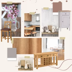 Furniture factory blog post moodboard dining room